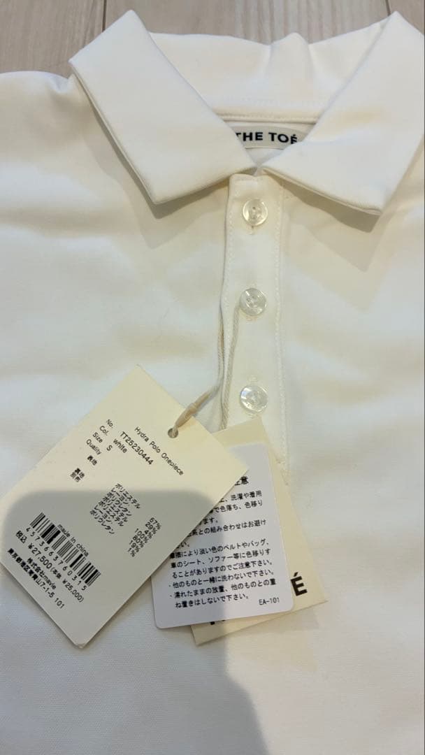 新品タグ付き♡THE TOE Hydra Polo Onepiece Sサイズ