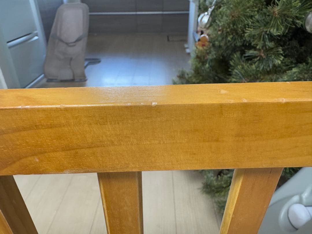 【メメ様】日本育児 ベビーゲート FLEX400W ペットゲート　木製　扉付