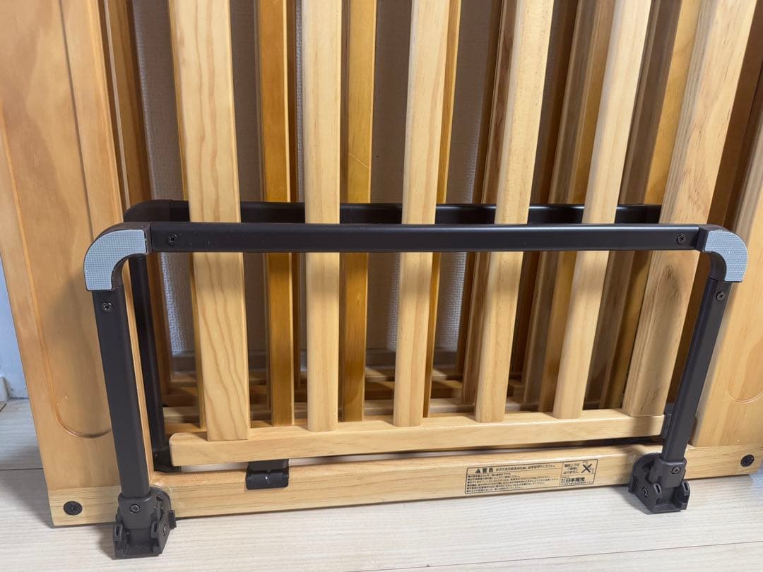 【メメ様】日本育児 ベビーゲート FLEX400W ペットゲート　木製　扉付