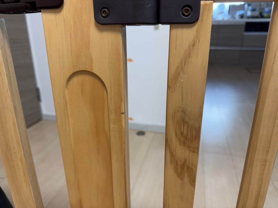 【メメ様】日本育児 ベビーゲート FLEX400W ペットゲート　木製　扉付