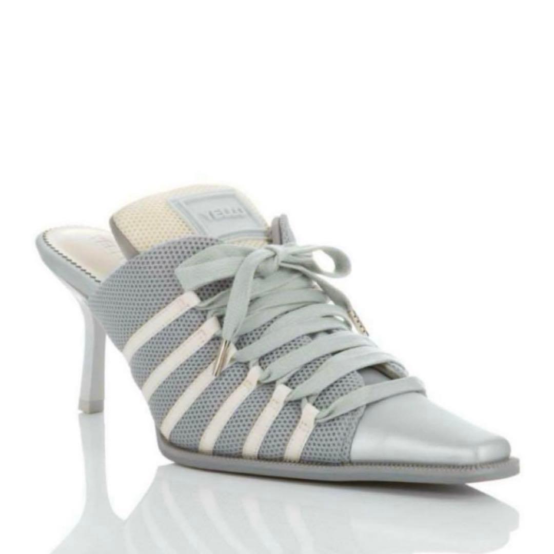 新品　YELLO O SNEAKER MULES スニーカーミュール　グレー