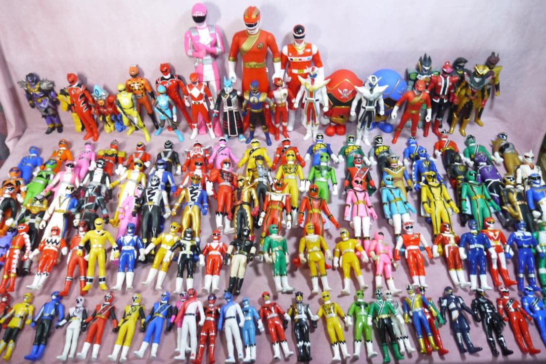 スーパー戦隊シリーズ　ソフビヒーロー　ほか　120体以上