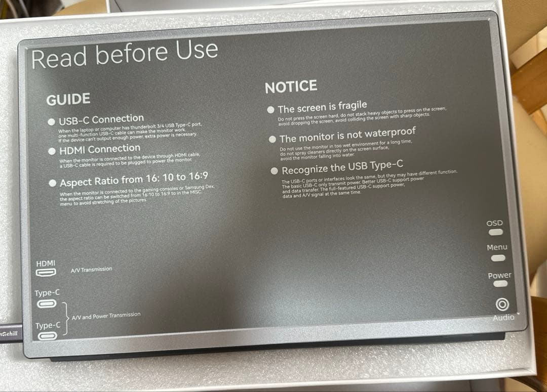 週末セール‼️4K+ 13.4インチ モバイルモニター C13U1