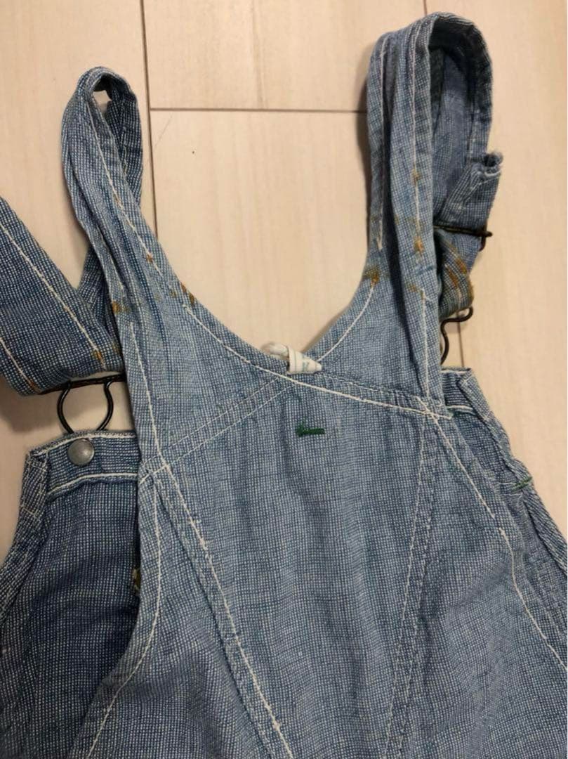 【Special】40〜50s KEYピンチェックオーバーオール ヴィンテージ