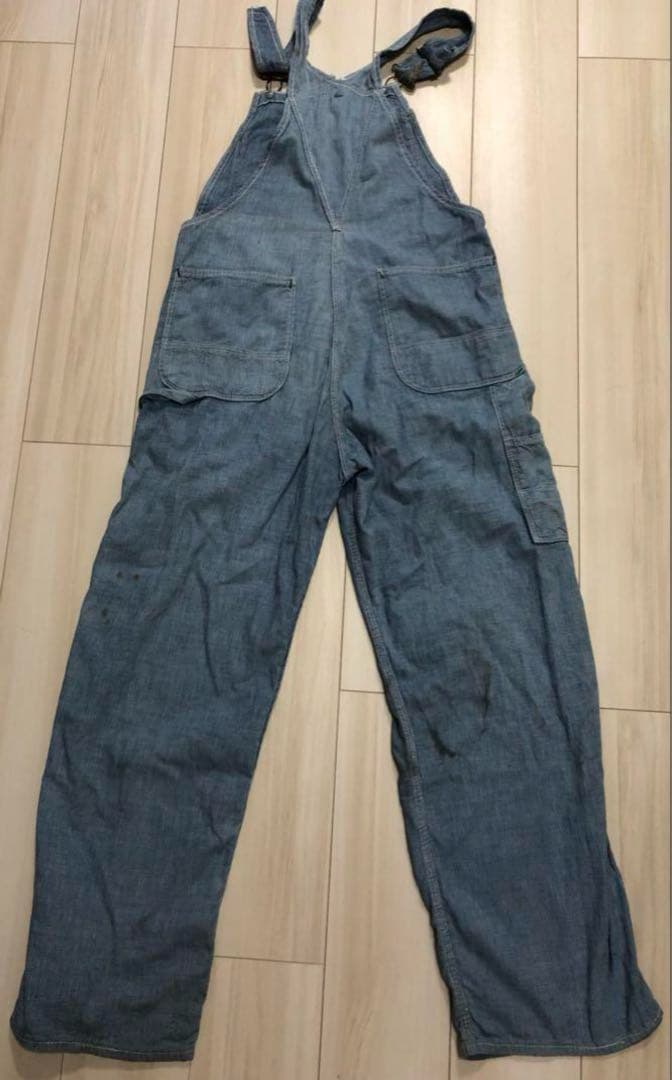 【Special】40〜50s KEYピンチェックオーバーオール ヴィンテージ