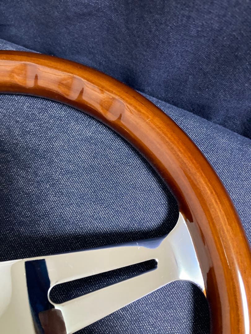 L700S ミラジーノ　ウッドステアリングφ35