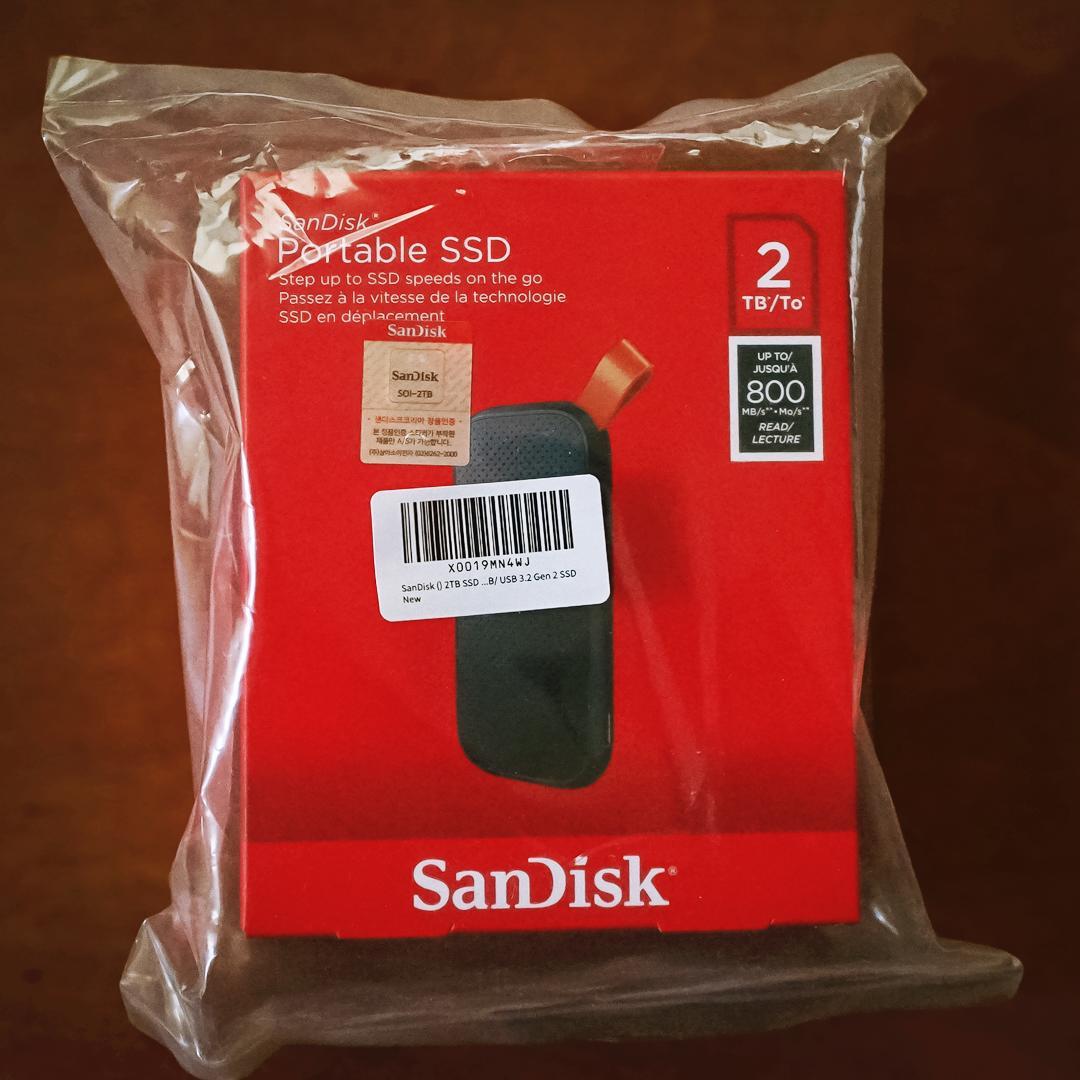 [未使用・新品・未開封] SanDisk Portable SSD 2TB.