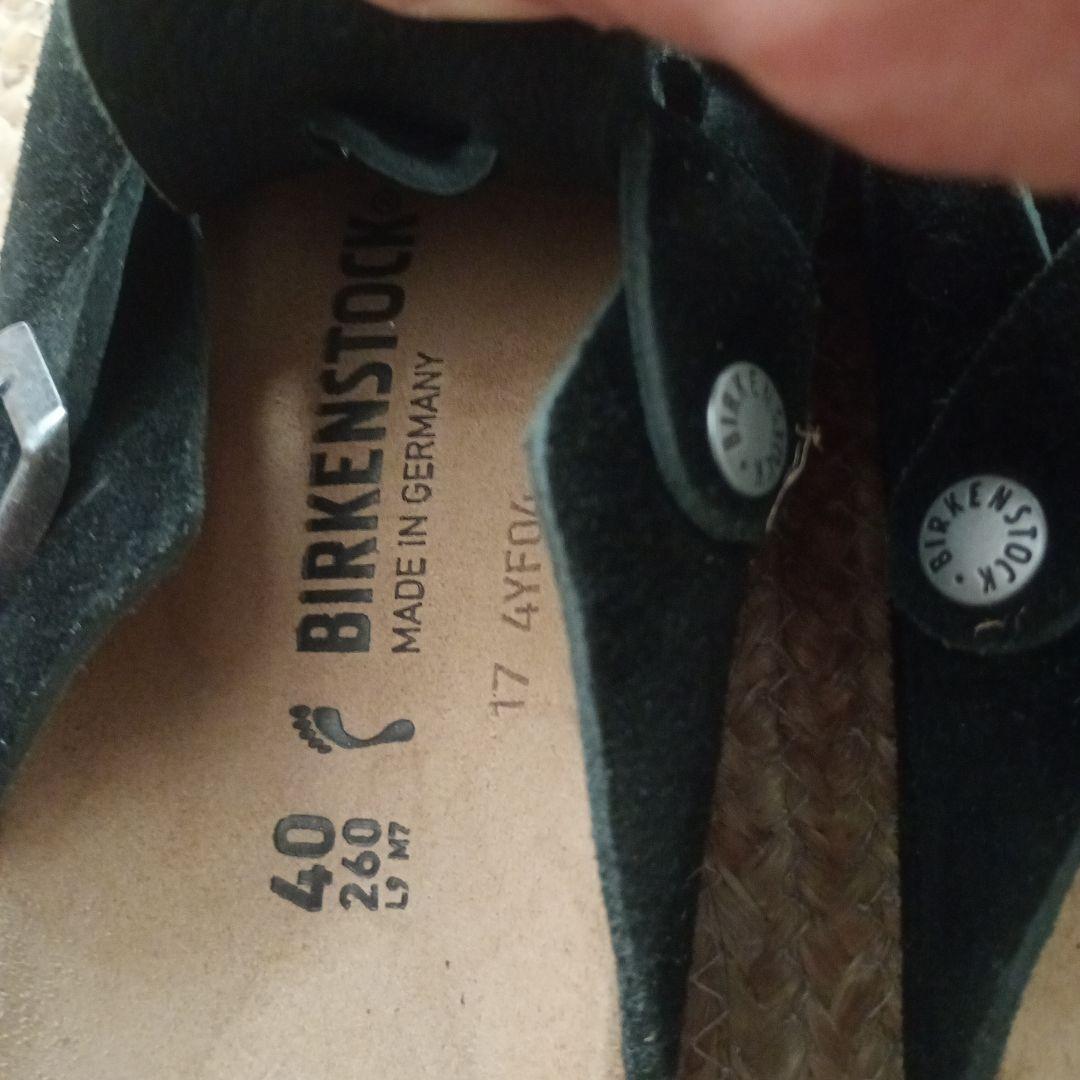BIRKENSTOCK ブラック サボサンダル 40