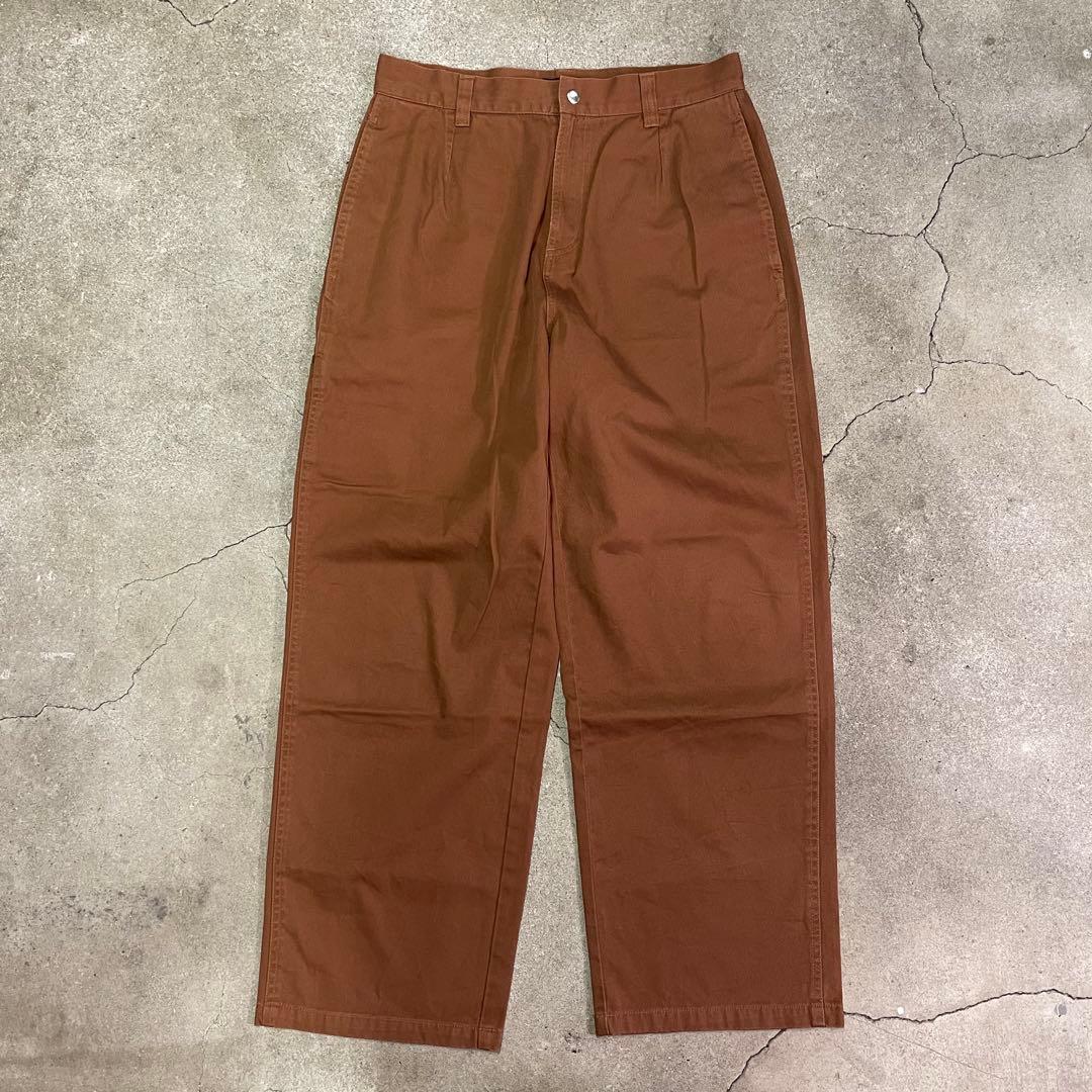 パンツ Stussy WORKGEAR TROUSER TWILL BROWN 30