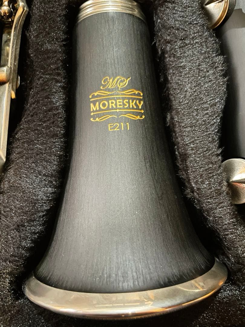 樹脂製クラリネットA管ケース付き　MORESKY E211