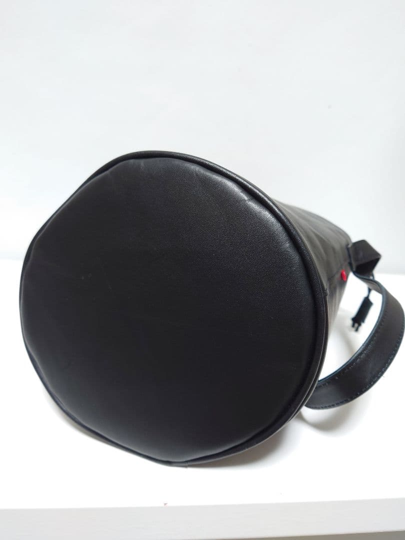 未使用級✨パーマネントエイジ 北欧暮らしの道具店 バケツ型レザーショルダーバッグ