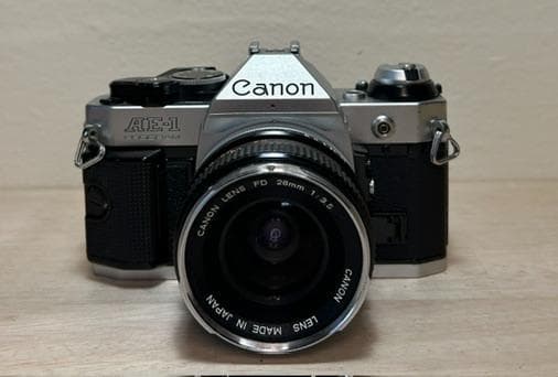 Canon AE-1 PROGRAM FD 28mm 1:3.5 フィルムカメラ