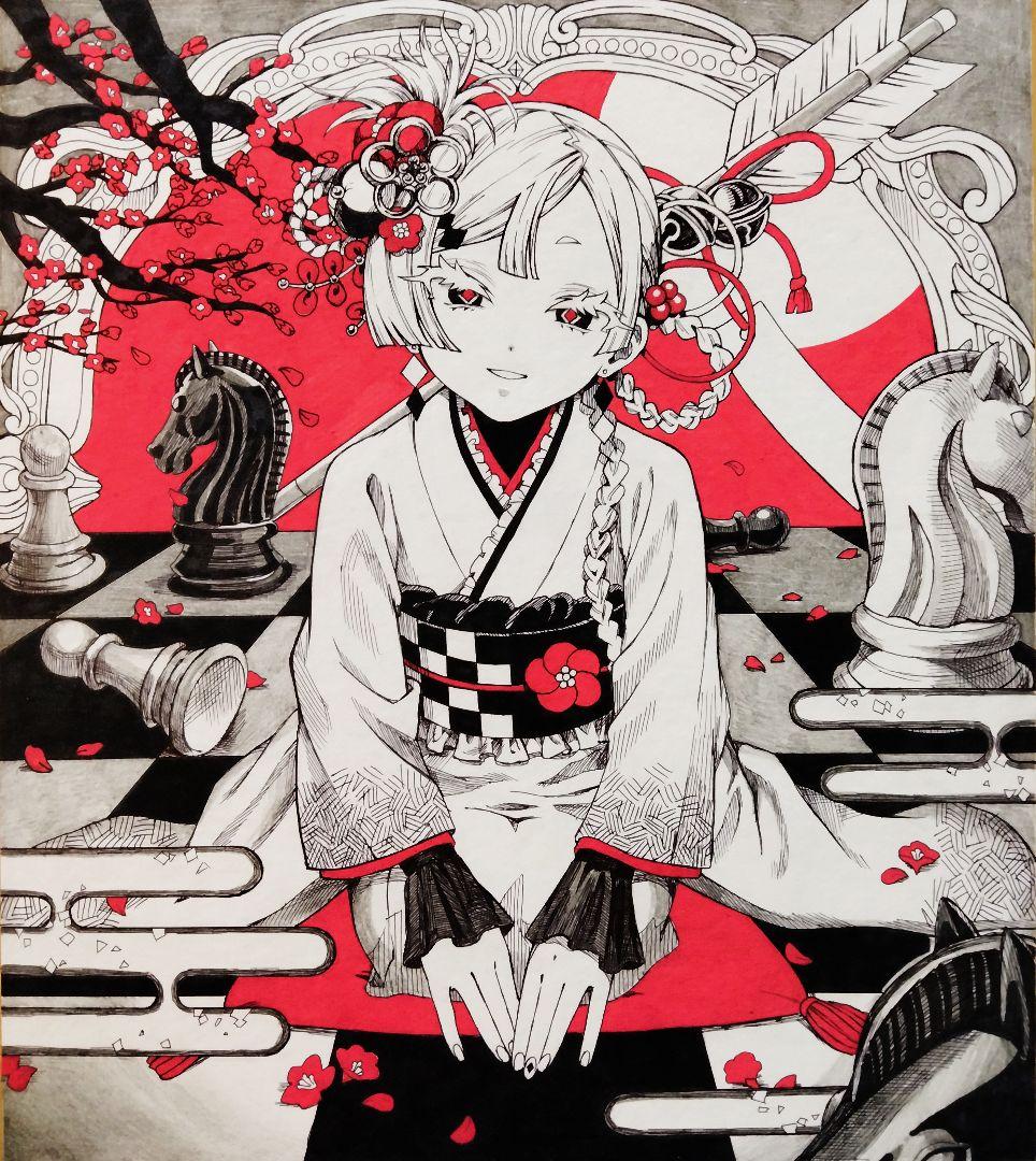 ア*】様 50.オリジナル手描きイラスト