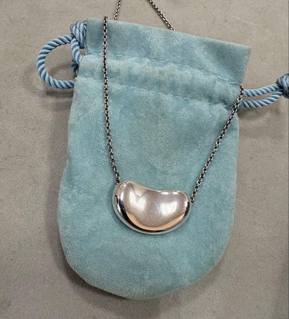 Tiffany ティファニー ラージ ビーンズ ロングネックレス 25mm