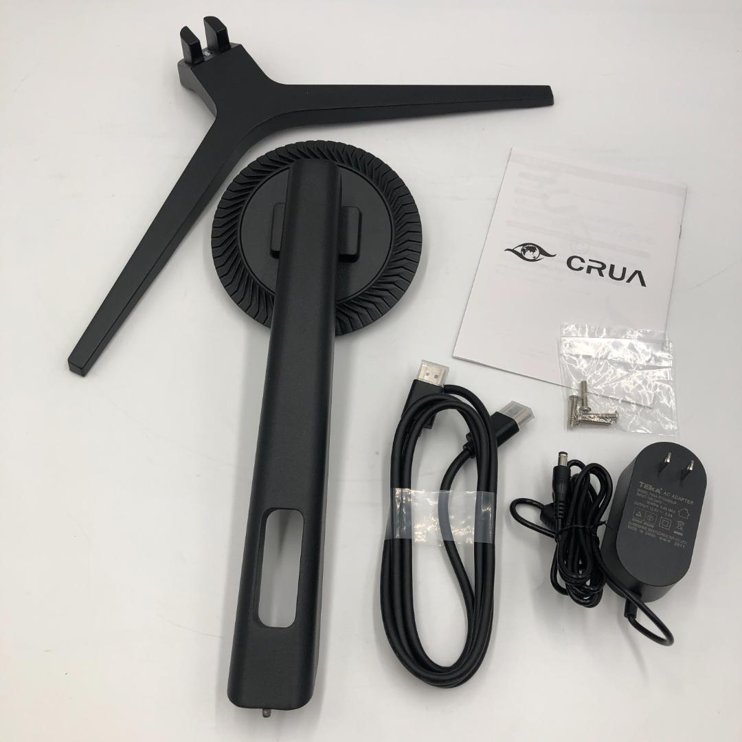 CRUA 湾曲 ゲーミング モニター 34インチ/ヤY32076-H3