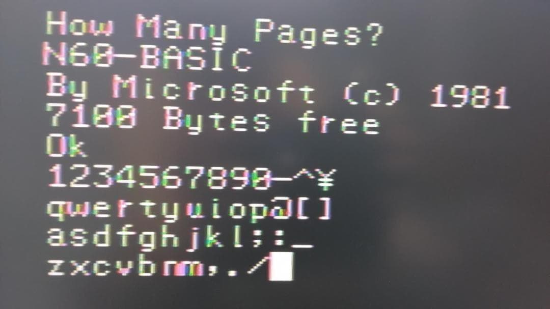 NEC PC-6001mkII パソコン本体 フルメンテナンス 動作品