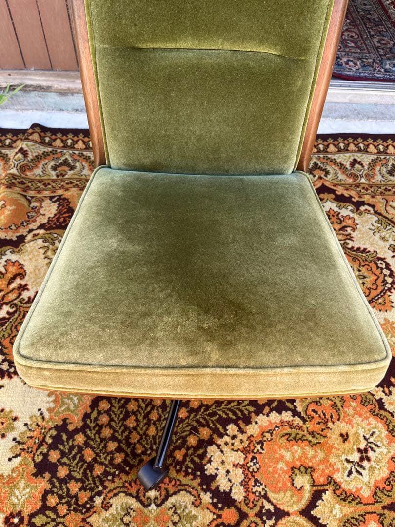 マルニ 地中海 回転 昇降式 デスクチェア オフィス 昭和レトロ アンティーク