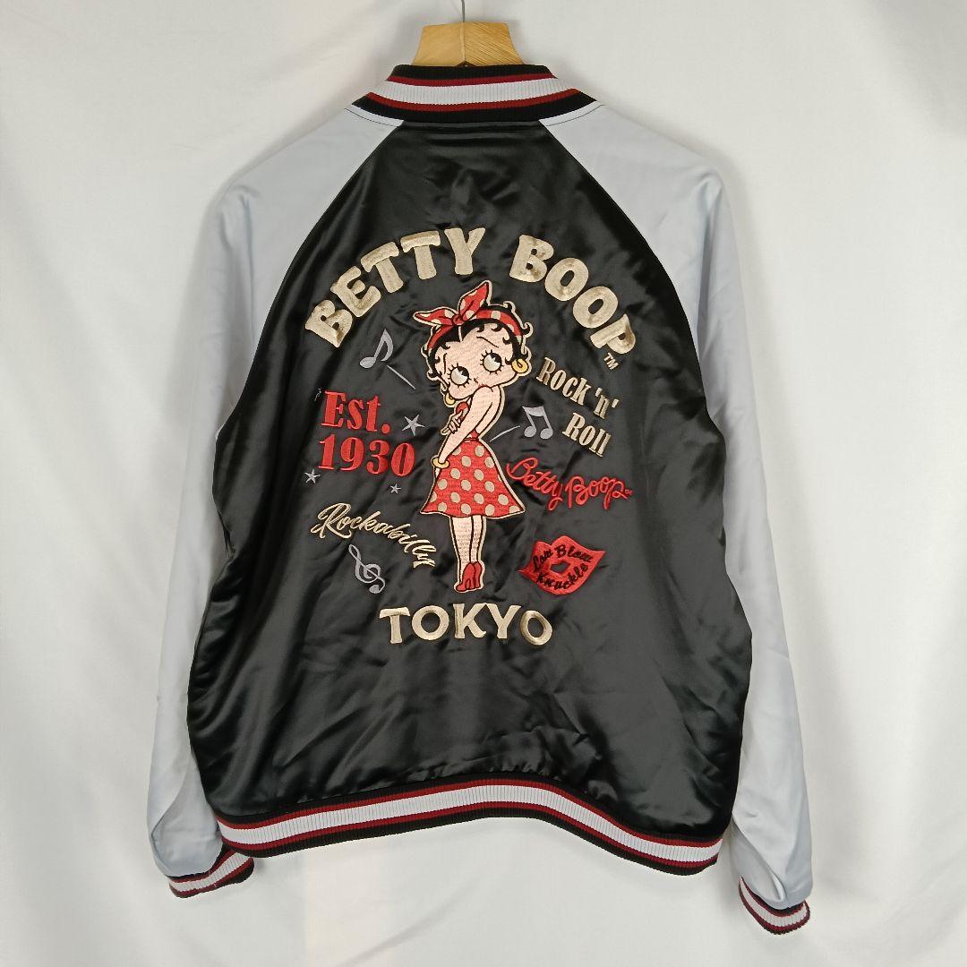 LowBlowKnuckle　スカジャン　XL　Betty Boop　B4227