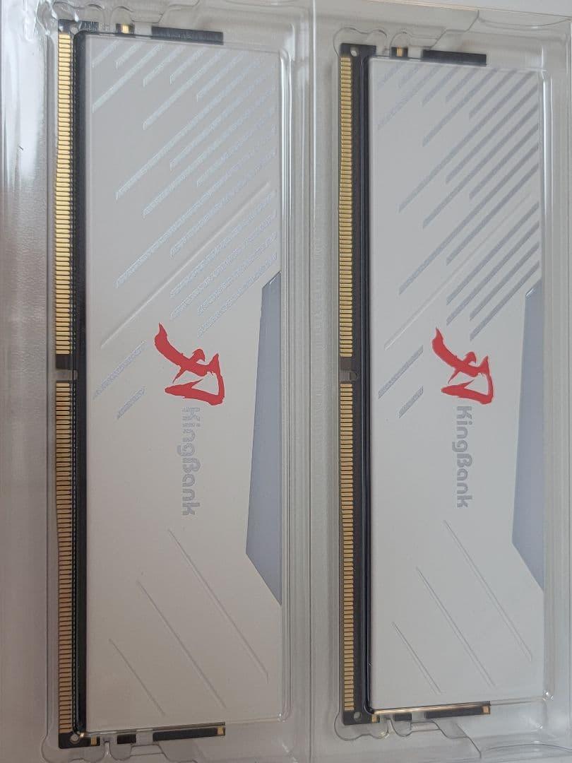 KingBank DDR5 48GB (2x24GB)6800MHz 白　未使用