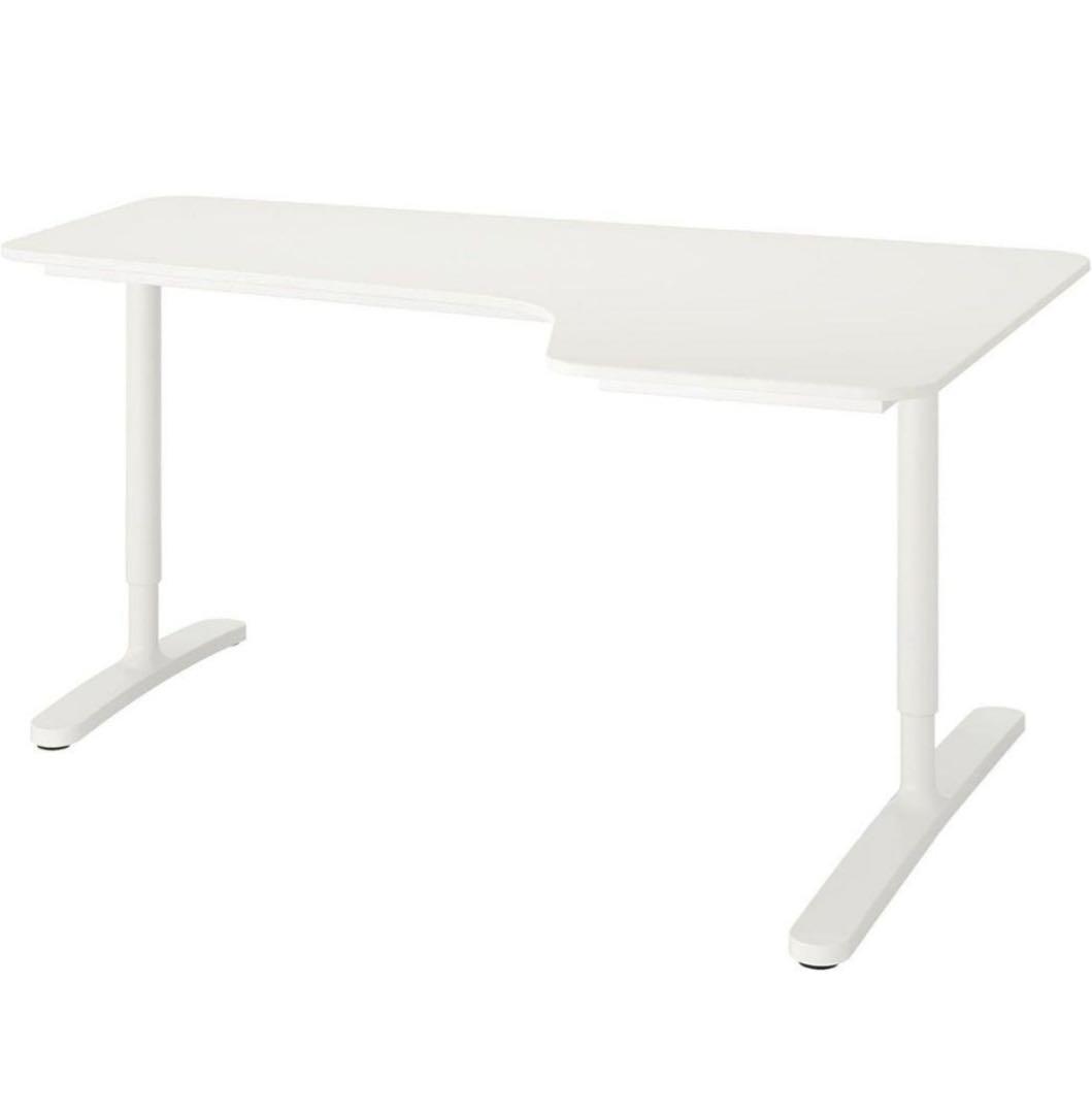 IKEA べカント　電動昇降L字型パソコンデスク