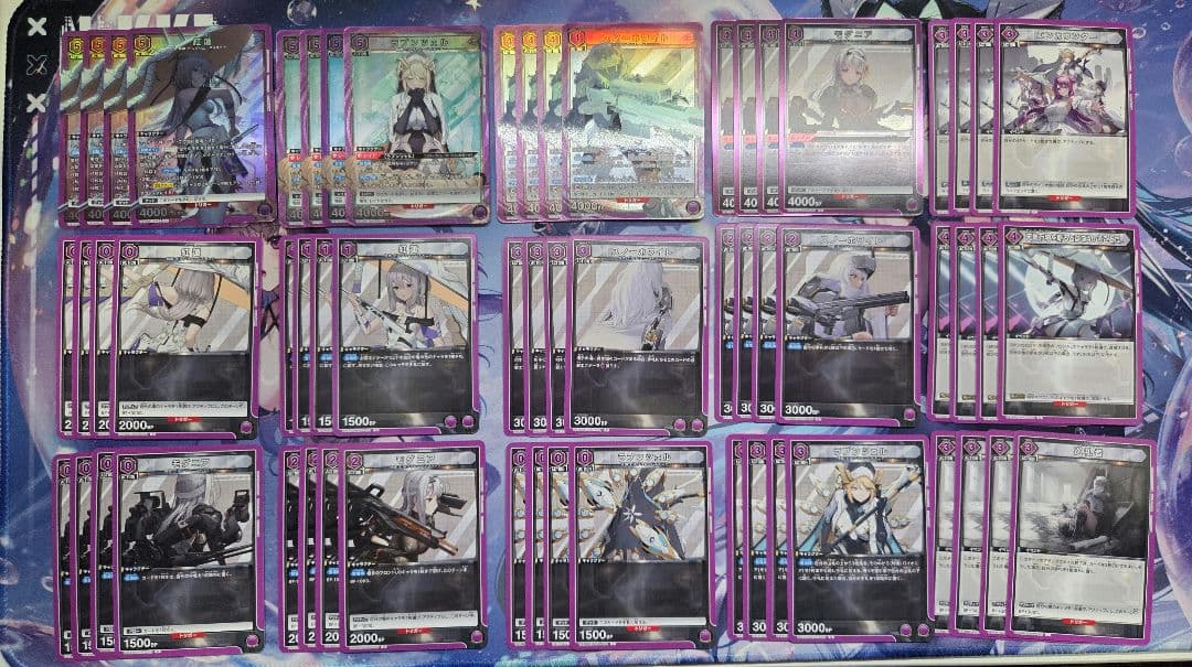 UNION ARENA 勝利の女神NIKKE 紫 紅蓮ピルグリムデッキパーツ