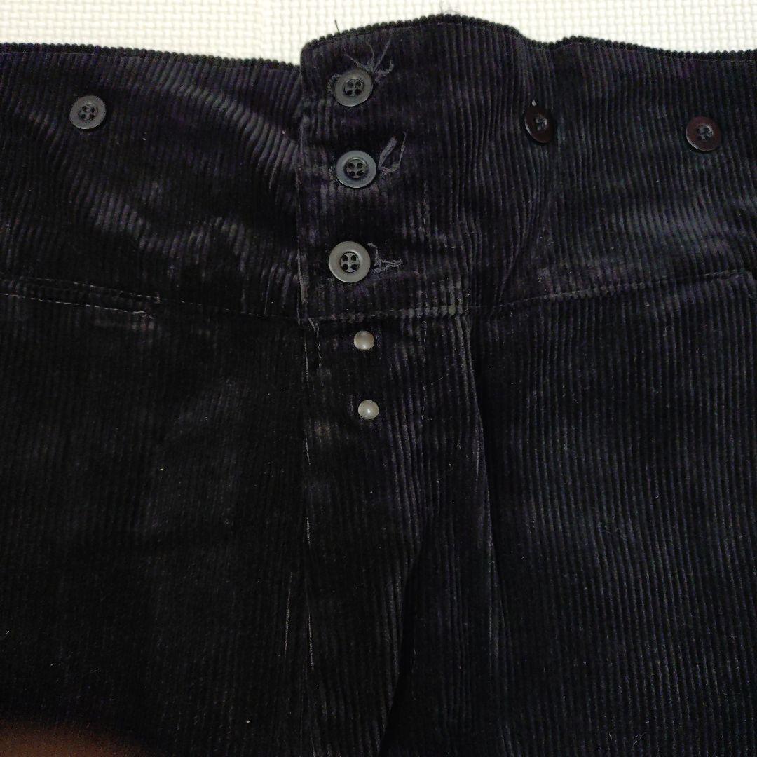 稀少! アナトミカ ヘビーコーデュロイパンツ 黒 40 フランス ビンテージ