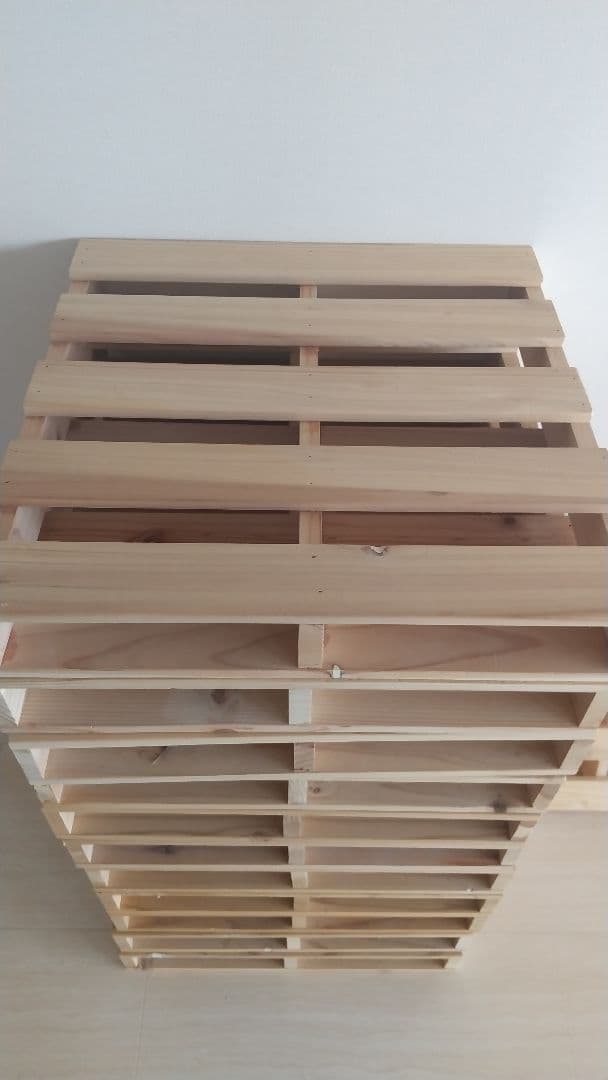 パレットベッド ベッドフレームダブル すのこベッド 12枚[１枚割れ有]