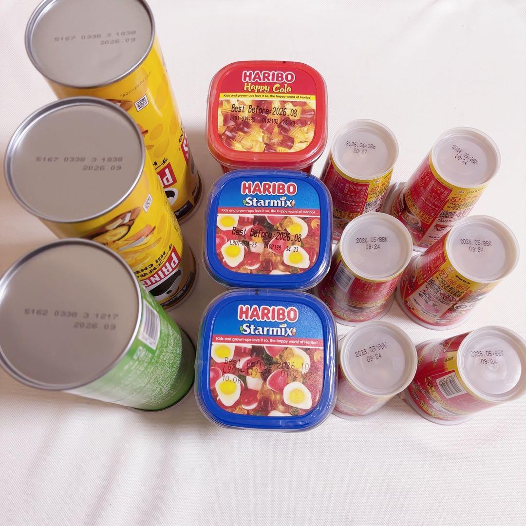 激安大量菓子まとめ売り　プリングルス　ポテトチップス　ヤンヤンつけボー　プッカ￼