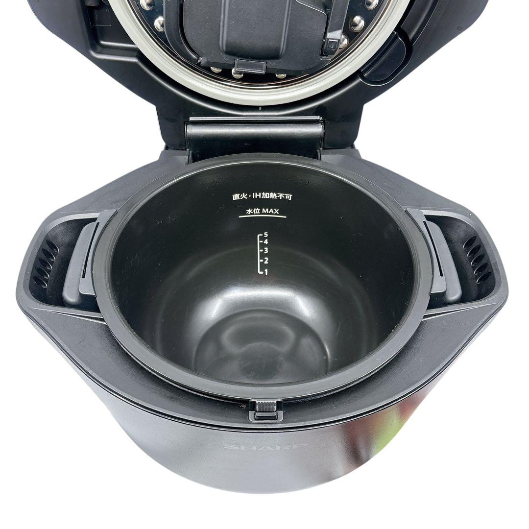 SHARP ヘルシオ ホットクック KN-HW24G-B 2023年製 ブラック