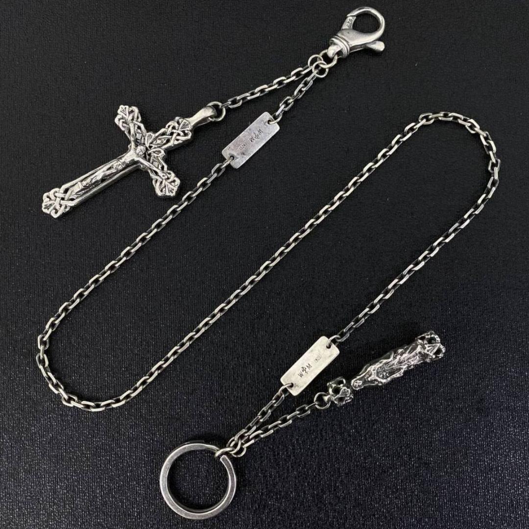 WACKO MARIA シルバー キリスト クロス マリア ウォレットチェーン