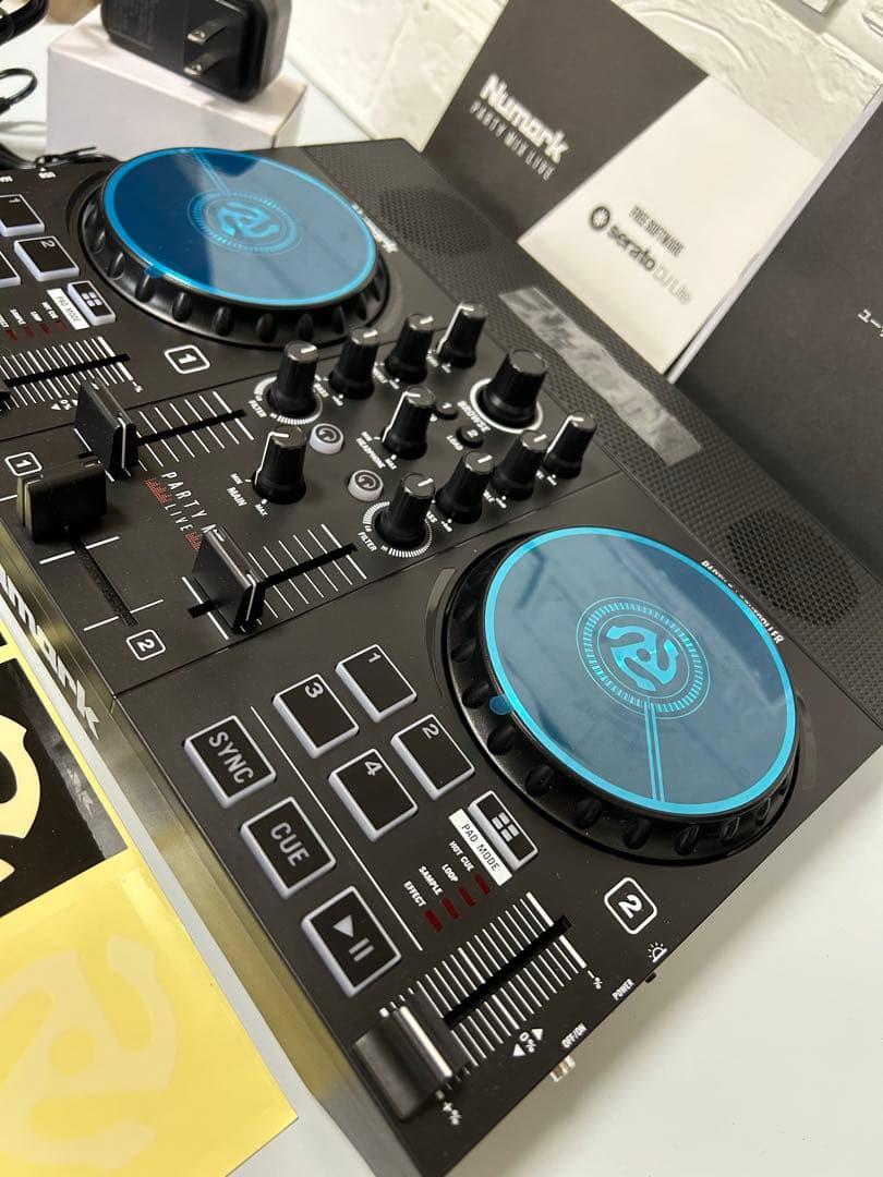【未使用】Numark Party Mix Live DJ＋ヘッドフォン