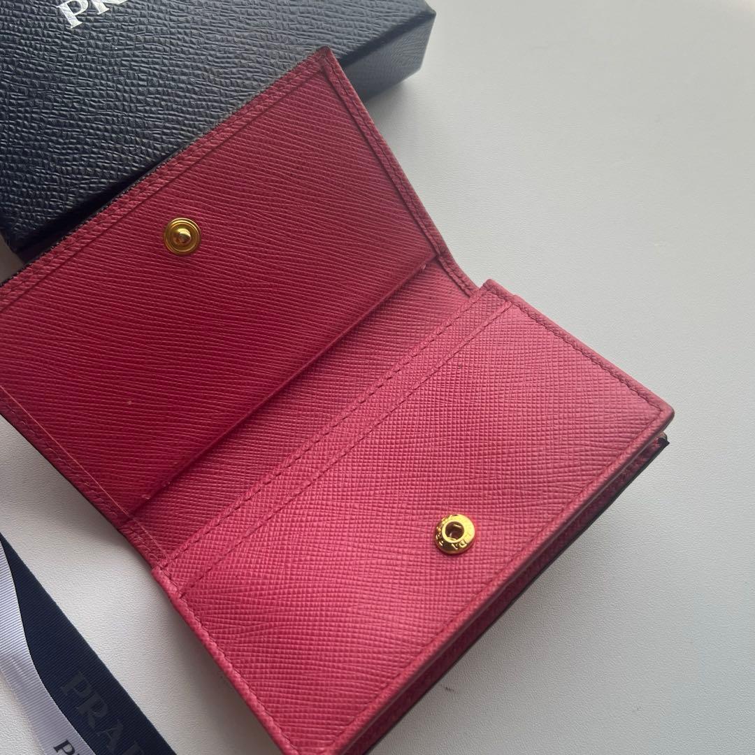 327 美品 PRADA プラダ 名刺入れ カードケース 財布