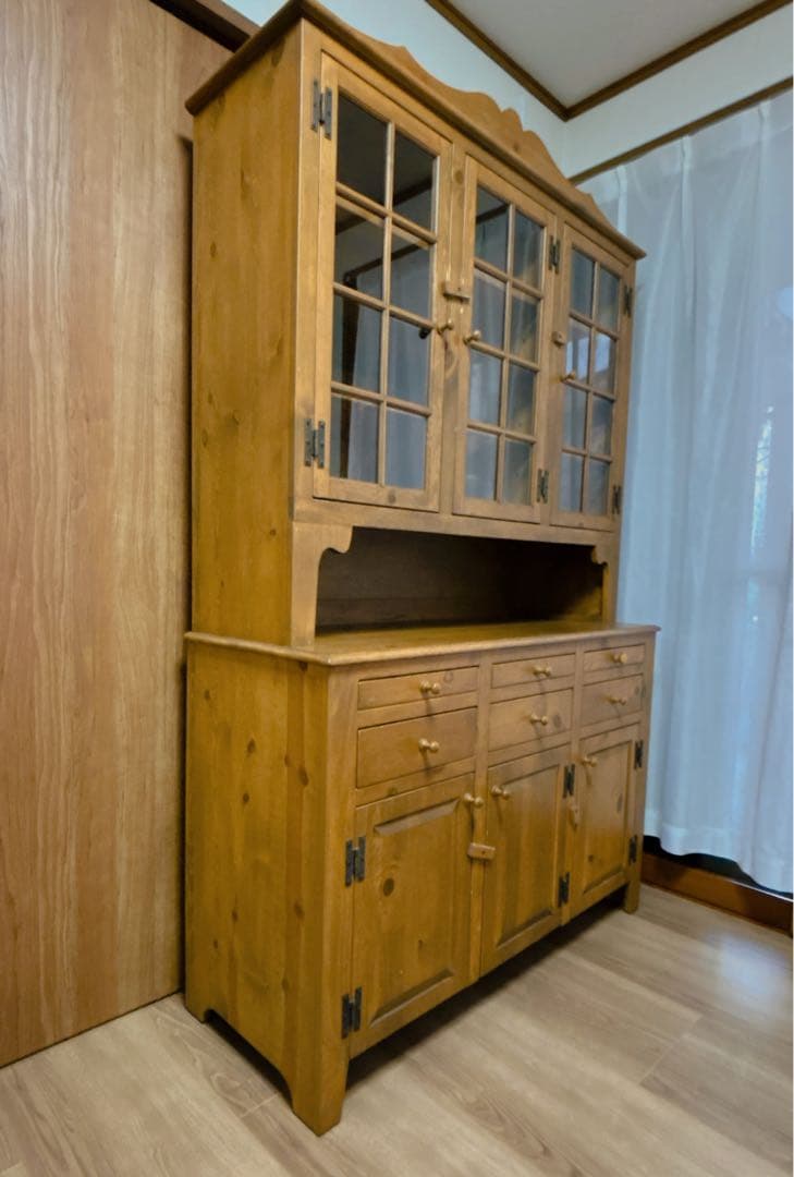 enfant アンファン 食器棚 キッチン収納棚 パイン材 アメリカンカントリー