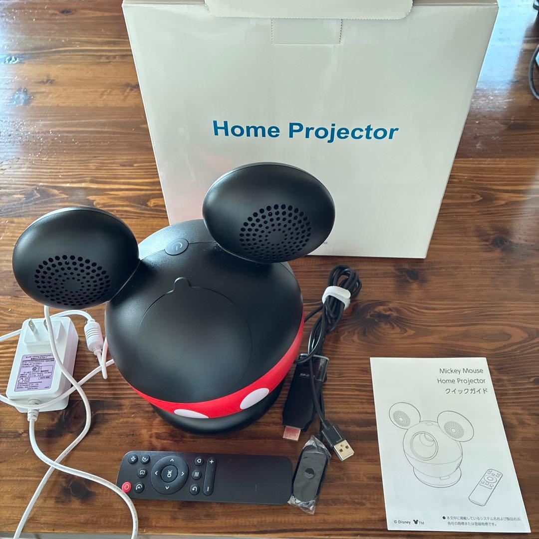 ミッキーマウスホームプロジェクター本体　DWE イングリッシュ・タブ・キャスト付