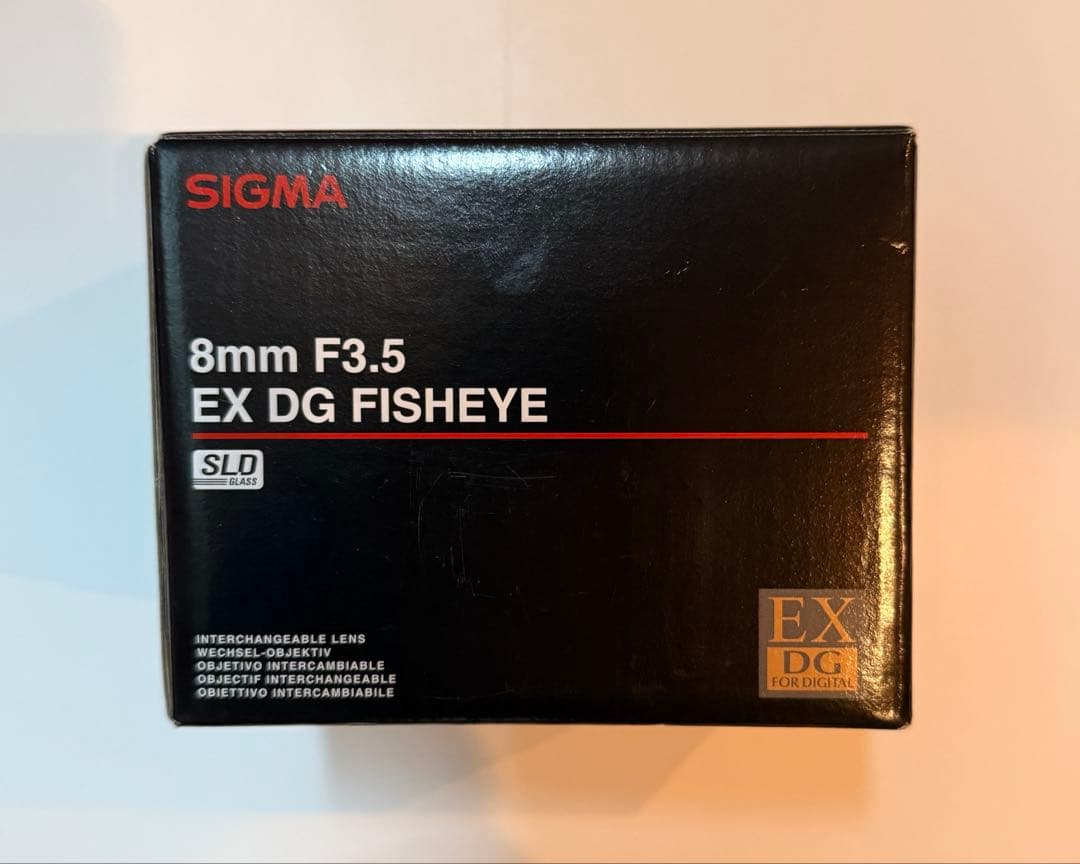 レンズ(単焦点) SIGMA 8mm F3.5 EX DG FISHEYE