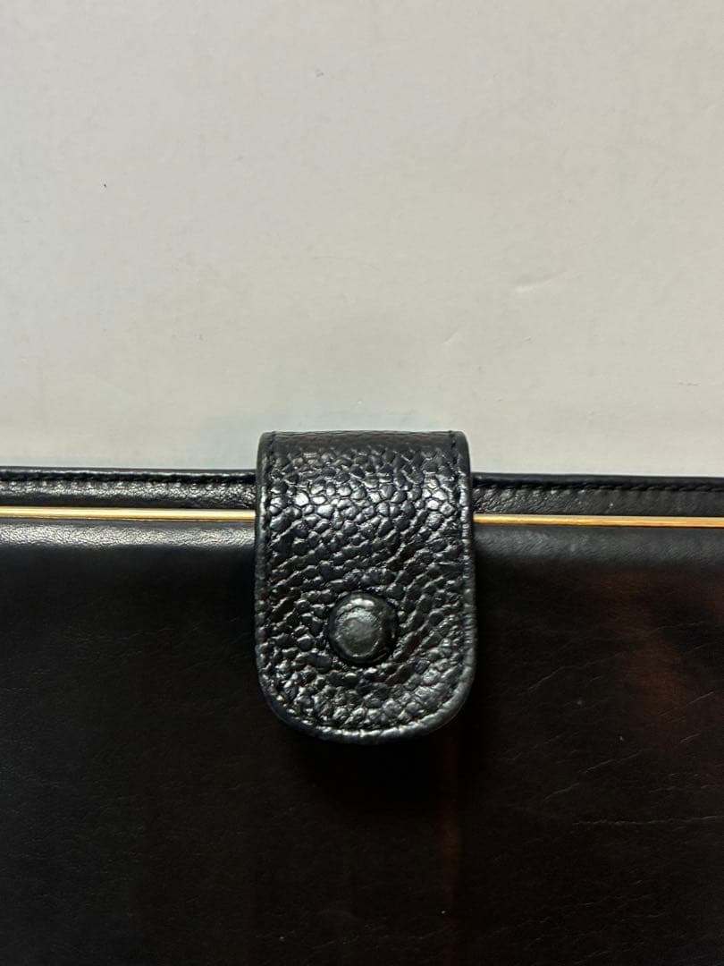 シャネル ココマーク CHANEL キャビアスキン 長財布 訳あり