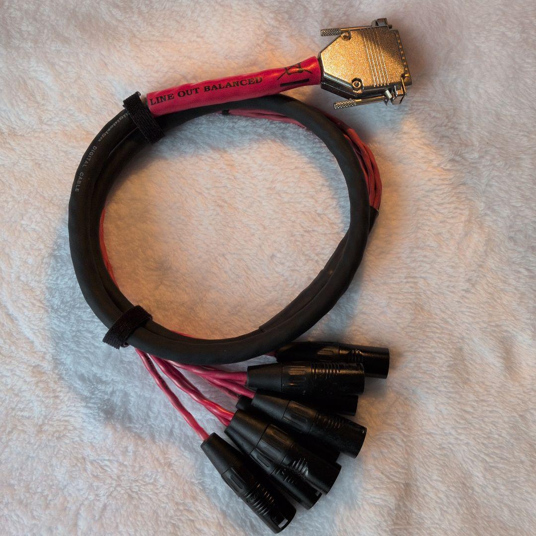 Digidesign DB25-XLRM オーディオケーブル D-subケーブル