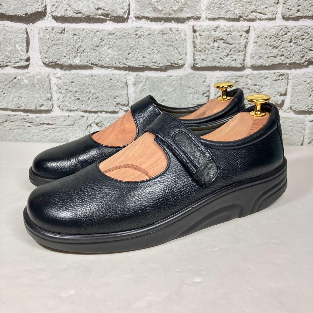 【美品】strober ストロバー 23.5 本革 メリージェーン コンフォート