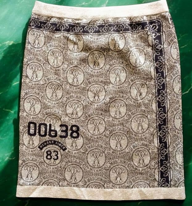 モスキーノ クチュール moschino 熊 ミニスカート イタリアサイズ 40