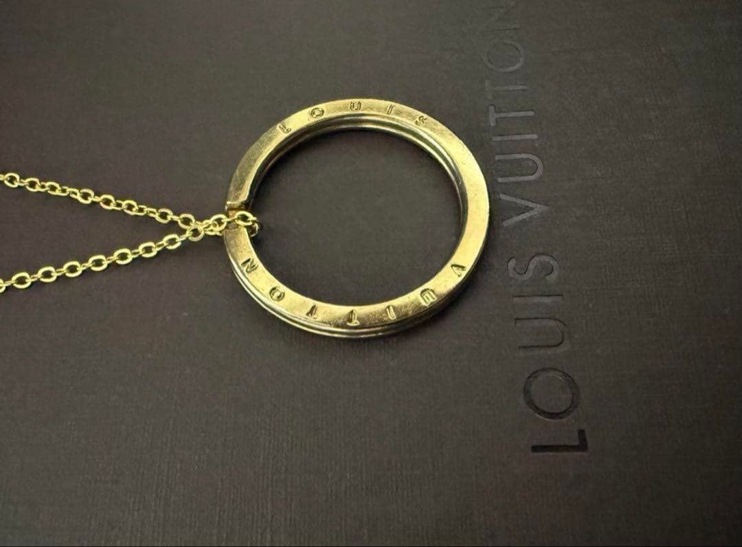 極美品‼️ louis vuitton ルイヴィトン リングネックレス【正規品】