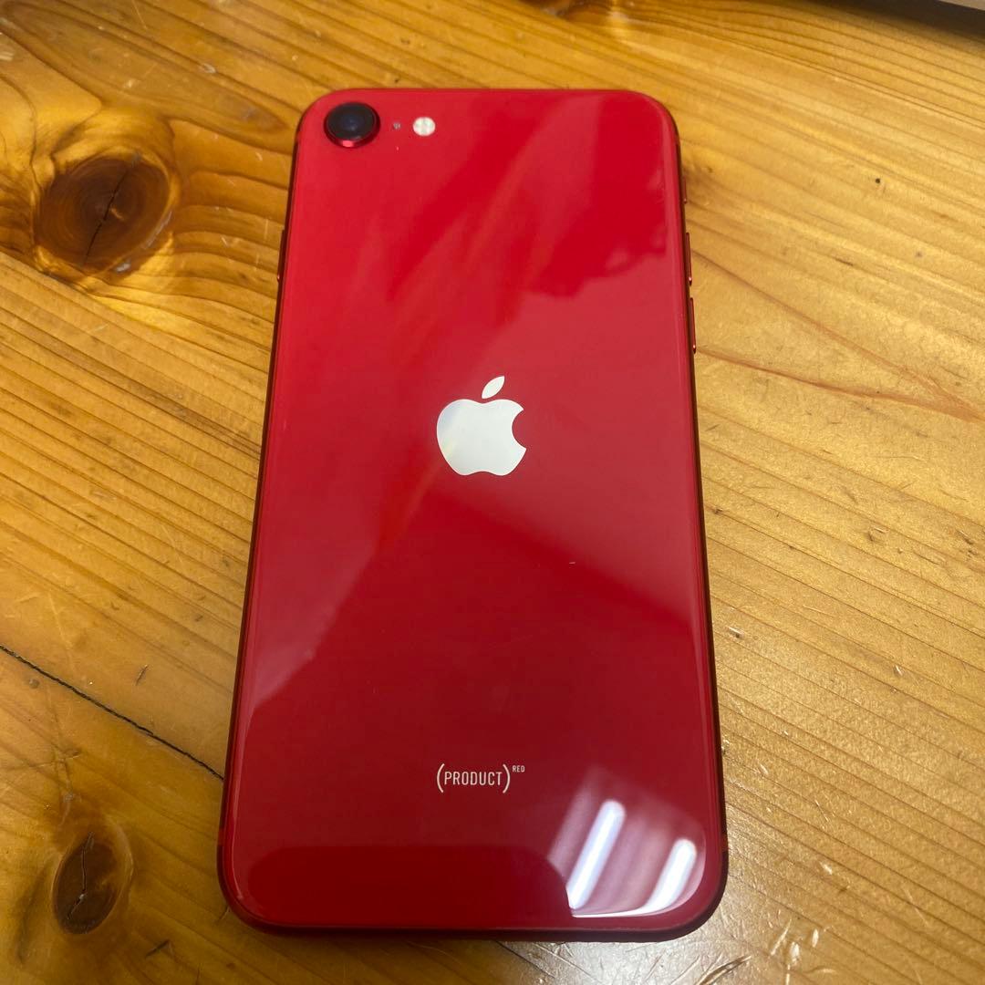 iPhone SE2 RED 128GB 電池残量99% SIMフリー