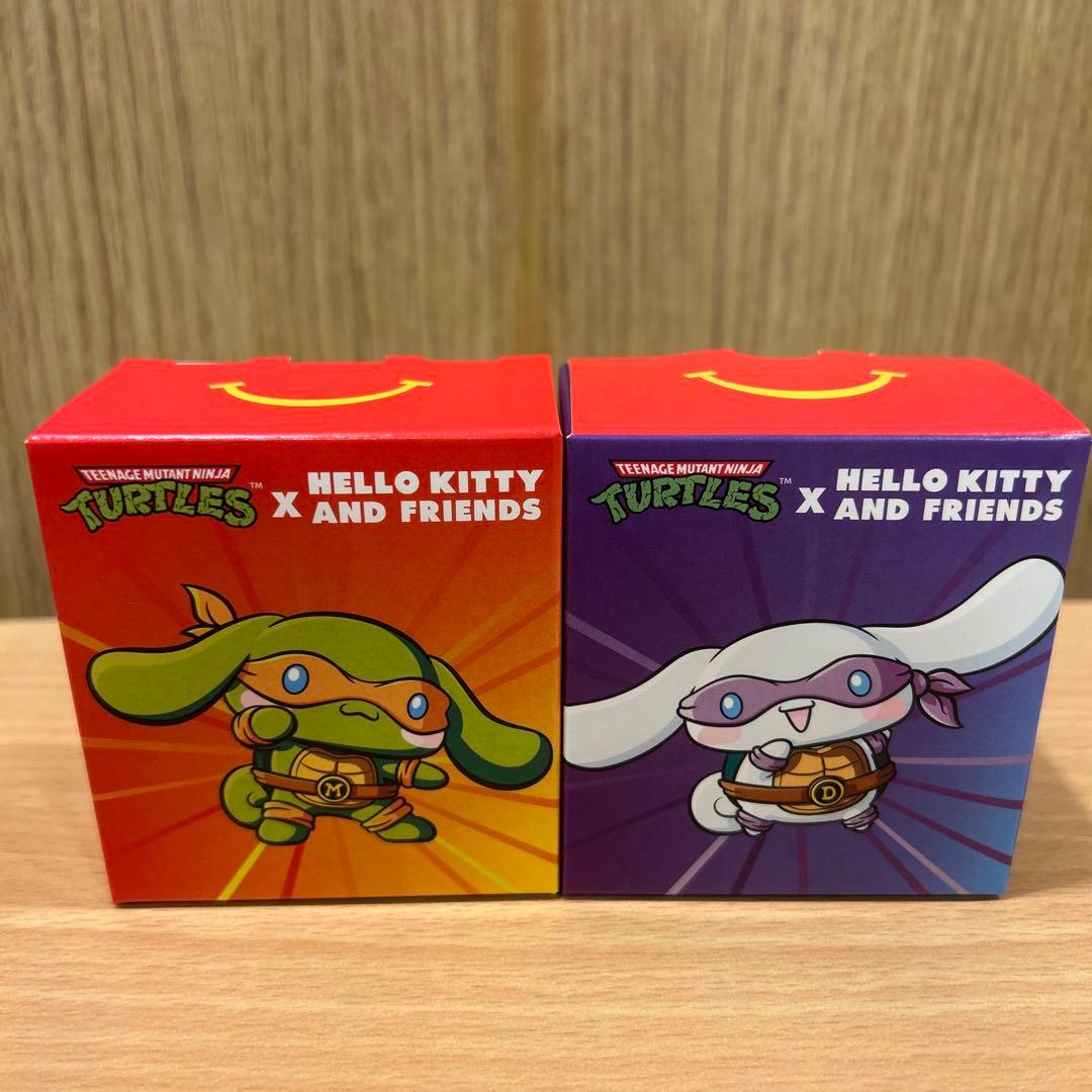 海外限定　ハッピーセット　タートルズ　サンリオ　8種類　未開封