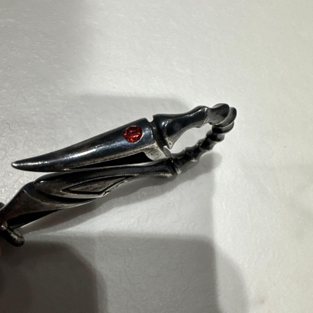 レザー シルバー ウォレットチェーン ウォレットコード フック 本革