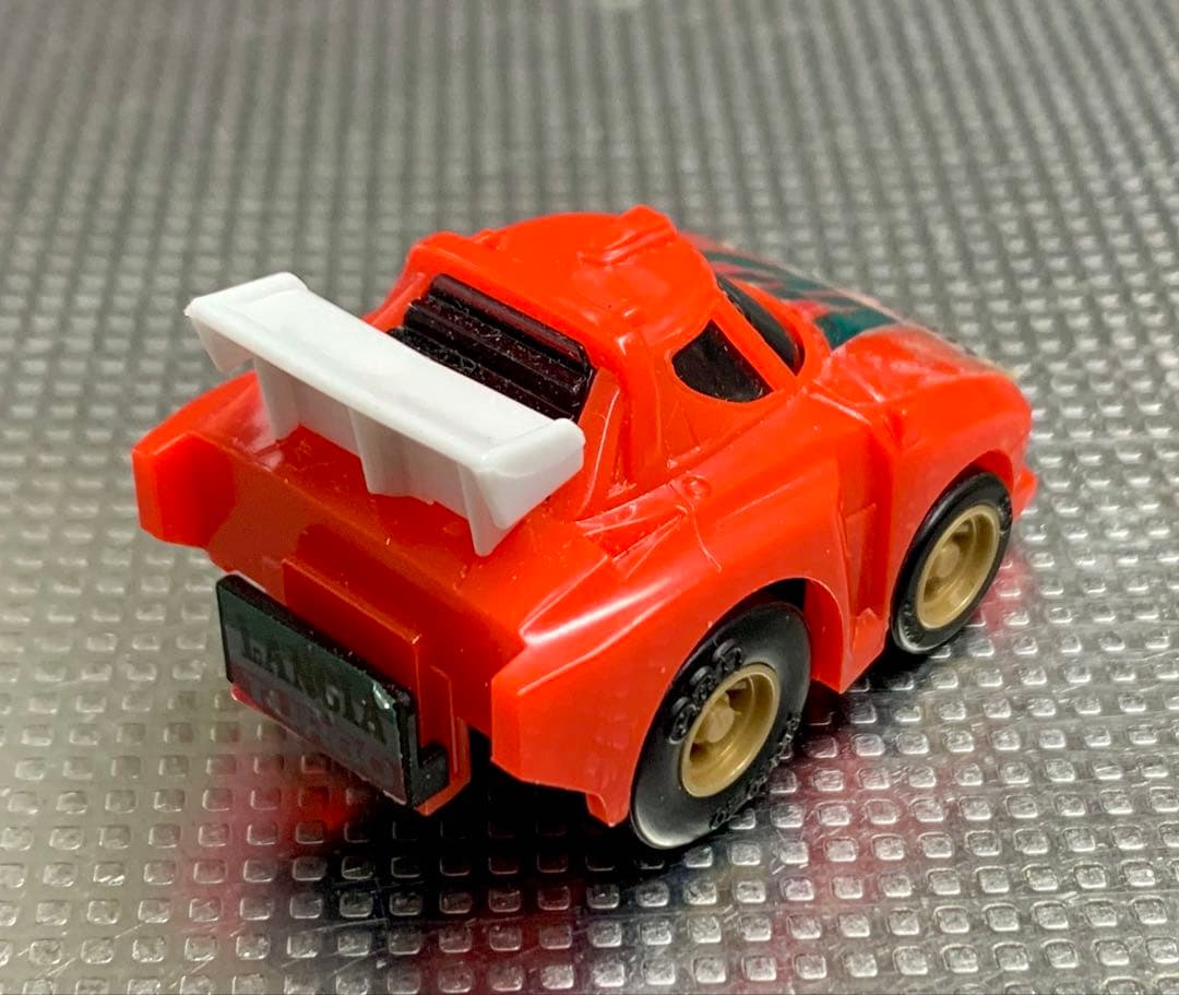 チョロQ A-37・ランチア・ストラトス・赤成型色ボディ・白ウイング・珍品・希少