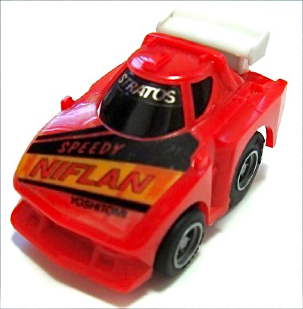 チョロQ A-37・ランチア・ストラトス・赤成型色ボディ・白ウイング・珍品・希少