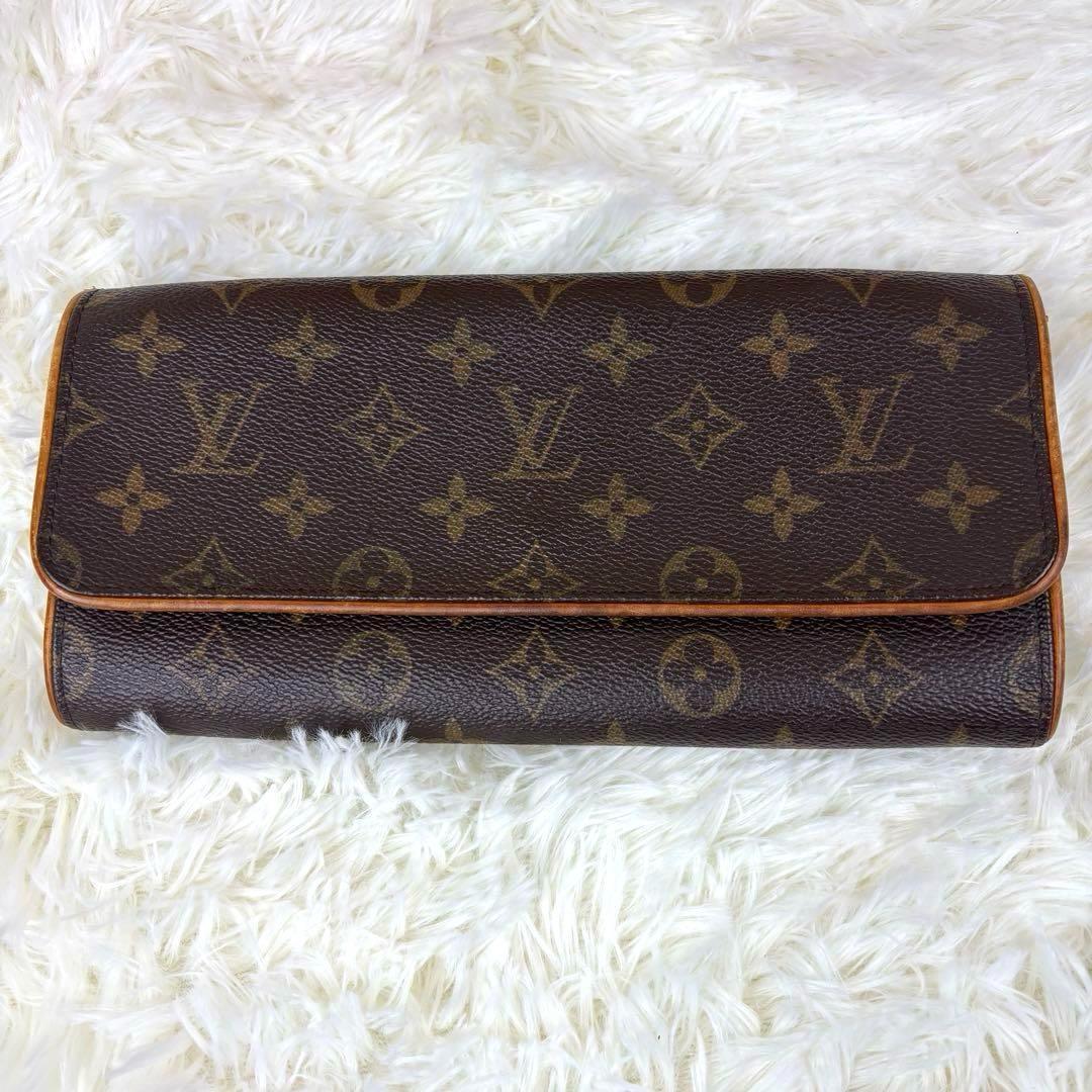 ルイヴィトン ポシェットツイン GM モノグラム M51852 クラッチバッグ