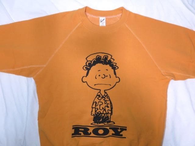 PEANUTS × SPORTSWEAR スウェット L オレンジ ROY