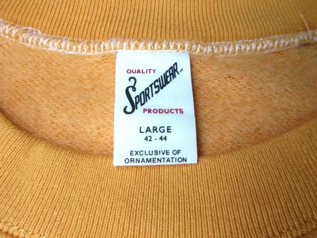 PEANUTS × SPORTSWEAR スウェット L オレンジ ROY