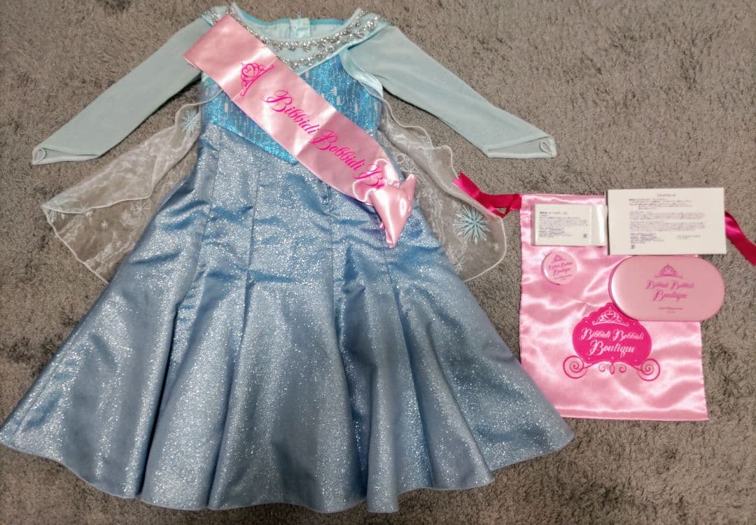 【週末値下げ】ビビディバビディブティック　エルサ　ドレス　100 コスメセット