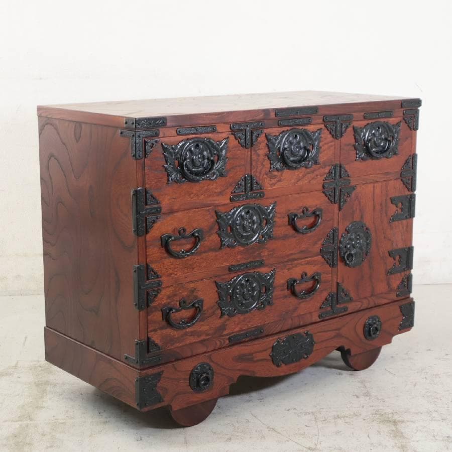 taishi 岩谷堂箪笥 NO.619 白鳥4号 II型 車付 車箪笥